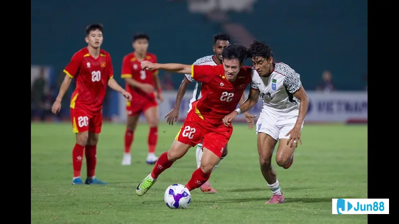 Trận đấu giữa U23 Sri Lanka và U23 Palestine diễn ra trên Trận đấu giữa U23 Sri Lanka và U23 Palestine diễn ra