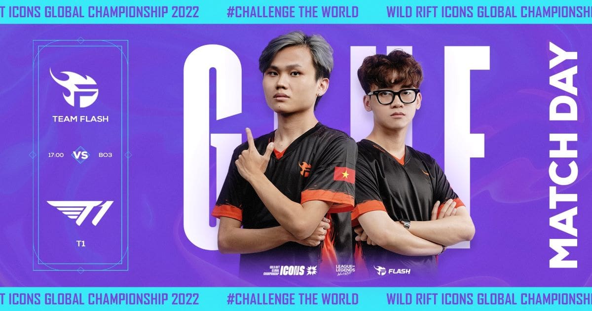 Tốc Chiến 2022: Team Flash Mở Màn Giành Chiến Thắng 4 Team Flash có trận mở màn thuận lợi trước T1 tại Tốc Chiến 2022